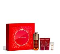 Soin visage anti-âge Clarins - Coffret Double Serum & Multi-Intensive - Double Serum 50ml + Multi-intensive Jour 15ml + Multi-intensive Nuit 15ml + SOS Prime White 5ml - Kapao Parfumerie en ligne fran