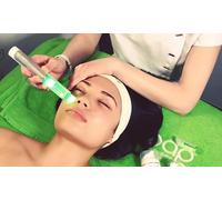 Soin visage avec peeling doux aux éclats de diamants de 30 min