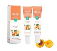 Soin Visage Bonne Mine 2-En-1 à L'Abricot Bio,Pulpe De Vie,Antioxidant Moisturizing Face Cream,Reduce Wrinkle Moisturizing Cream Tone Moisturize And Desalinate Melanin Brightening Cream (2PC)