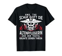 Soins âgés - Idée Cadeau T-Shirt Graphique avec Valeur, Homme, Noir, L