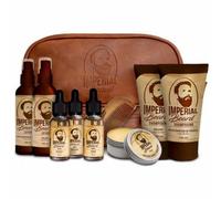 IMPERIAL BEARD - Kit Barbe Homme - 1 Peigne à Barbe + 8 Soins - Cadeau Homme Original - Fabrication Française
