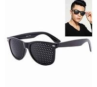 Soins De la Vision lunettes correctrices portables améliorant sténopé sténopé sténopé lunettes Anti-fatigue Protection des yeux Oculos De Grau #A