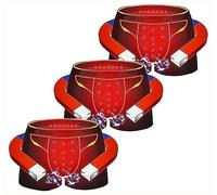 Soins De Santé Pour Hommes 3-Packs Sous-vêtements Thérapie Magnétique Caleçon Tourmaline Protéger La Prostate Shorts Sous-vêtements Physiologiques Soins De Santé Caleçons ( Color : 1 , Size : XXL )