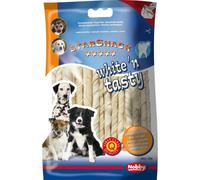 Nobby Stick à Mâcher pour Chien Blanc 12,5 cm 6-7 mm 30 Pièces