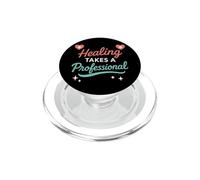 Soins des plaies infirmière Guérison Humour Spécialiste de la Peau Chronique PopSockets PopGrip pour MagSafe