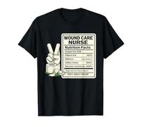 Soins des plaies infirmières Faits nutritionnels drôles Infirmiers WOCN T-Shirt
