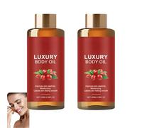 Soins du corps raffermissants magiques, essence éclat de luxe pour bras, poitrine, cuisses et ventre, sérum raffermissant au collagène, soins hydratants magiques après la douche (2pcs)
