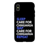 Soins du Sommeil pour Chihuahua répétition de Sieste drôle Amoureux des Chiens Coque pour iPhone X/XS