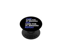 Soins du Sommeil pour Les Amoureux des Chiens de Saint-Bernard PopSockets PopGrip Adhésif