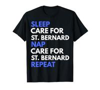 Soins du Sommeil pour Les Amoureux des Chiens de Saint-Bernard T-Shirt Graphique avec Valeur