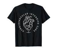 Soins intensifs cardiovasculaires cardiaques ICU CVICU infirmière T-Shirt