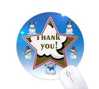 soins langue quotidienne. merci bonhomme de neige, tapis de souris série star mat