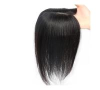 Soins personnels Postiche à clipser en soie for cheveux fins et fins Extensions de cheveux(Natural black,12 INCH_13X15CM)
