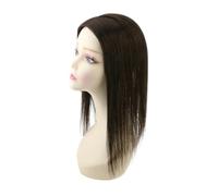 Soins personnels Postiche Cheveux Humains Mono Base 13x13 cm Postiche Cheveux for Femmes Avec Cheveux Clairsemés Pièce Postiche Faite À La Main Clip Dans Les Cheveux Extensions de cheveux(12inches,Dar