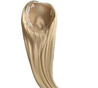 Soins personnels Postiches en cheveux humains Remy blonds 18 pouces, 6x6, base en soie, clips en dentelle, cheveux attachés à la main, monofilament PU, for femmes Extensions de cheveux