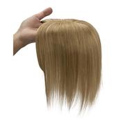 Soins personnels Postiches en cheveux naturels Remy for femmes, 7 x 11 cm, attachés à la main avec base en dentelle suisse, 10 pouces Extensions de cheveux(Dark blonde)