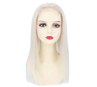 Soins personnels Postiches for femmes, base en soie pure nouée à la main avec 7 clips, postiches en cheveux naturels for femmes Extensions de cheveux(8 inch)