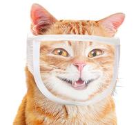 Soins pour animaux de compagnie, bouche de chat, visage de couleur de chien respirant - Soins du bouche - Protection du visage pratique pour chaton pour chien, chiot, petit animal