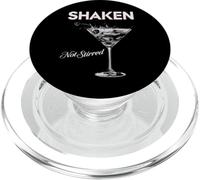 Soirée Amusante pour Les Amateurs de Cocktails Shaken Not Stirred PopSockets PopGrip pour MagSafe