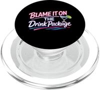Soirée Amusante sur la croisière Blame It on The Drink Package PopSockets PopGrip pour MagSafe