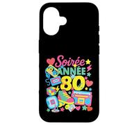 Soirée Année 80 Style Rétro Ambiance Vintage Coque pour iPhone 16