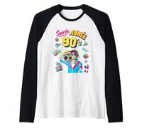 Soirée Année 90s, Back To 90's Party with French Version Manche Raglan