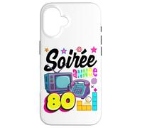 Soirée années 80 Vintage Quatre-Vingt rétro années 80 Coque pour iPhone 16