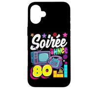 Soirée années 80 Vintage Quatre-Vingt rétro années 80 Coque pour iPhone 16 Plus