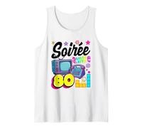 Soirée années 80 Vintage Quatre-Vingt rétro années 80 Débardeur