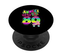 Soirée années 80 Vintage Quatre-Vingt rétro années 80 PopSockets PopGrip Adhésif
