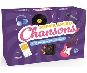 Soirée apéro chansons 500 questions musicales ! - Frédéric Zion - Mango - Boîte ou accessoire - Jeux livres objets