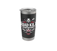Soirée barbecue amusante sur Road Kill On The Grill Gobelet isotherme en acier inoxydable double paroi