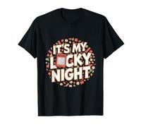 Soirée Bingo - C'est ma Nuit de Chance T-Shirt Graphique avec Valeur