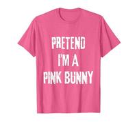 Soirée costumée de dernière Minute pour Halloween avec Fais Semblant d'être Un Lapin Rose T-Shirt