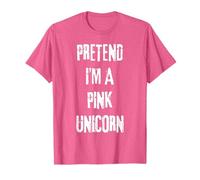 Soirée costumée d'halloween de dernière Minute pour Faire Semblant d'être Une Licorne Rose T-Shirt