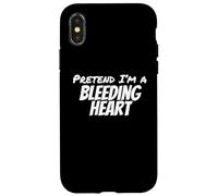 Soirée costumée d'halloween feint I'm a Bleeding A Heart Coque pour iPhone X/XS