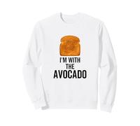 Soirée costumée d'halloween Fun I'm with The Avocado Toast Sweatshirt