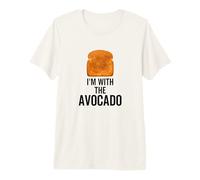 Soirée costumée d'halloween Fun I'm with The Avocado Toast T-Shirt Haut de Gamme