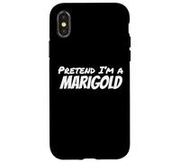 Soirée costumée d'halloween « Pretend I'm a Marigold Lazy » Coque pour iPhone X/XS