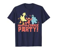 Soirée dansante rétro de Sesame Street Cookie Monster Big Bird Elmo T-Shirt