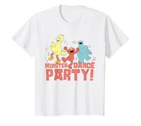 Soirée dansante rétro Sesame Street Cookie Monster Big Bird Elmo T-Shirt