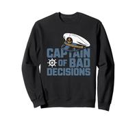 Soirée de croisière Amusante du Capitaine de Bad Decisions Sweatshirt