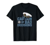 Soirée de croisière Amusante du Capitaine de Bad Decisions T-Shirt
