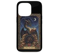 Soirée de Tarot Mystic Library Dragon The Reader Coque pour iPhone 13 Pro