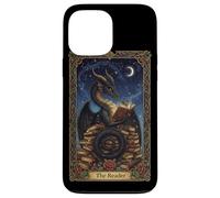 Soirée de Tarot Mystic Library Dragon The Reader Coque pour iPhone 13 Pro Max