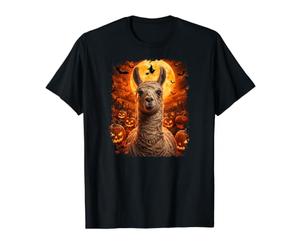 Soirée d'halloween avec des Lamas T-Shirt Graphique avec Valeur