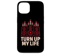 Soirée DJ Turn Up My Life Funny Music Lover Coque pour iPhone 13