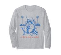 Soirée du Stade « I Live Here Now » pour Fan de Raton Laveur Manche Longue