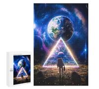Soirée Puzzle en Famille - Space Explorer's Journey -1, Puzzle Décoratif, 1000 PCS, avec Une Image Décorative Une Fois Terminé