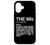 Soirée rétro du Dictionnaire des années 80 Coque pour iPhone 16